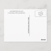 Carte Postale Palais des gouverneurs (Dos)