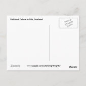 Carte Postale Palais des Malouines à Fife, Ecosse (Dos)