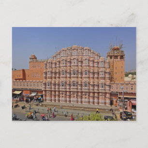 Carte Postale Palais des Vents (Hawa Mahal), Jaipur, Inde,