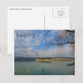 Carte Postale palais d'été beijing (Devant / Derrière)