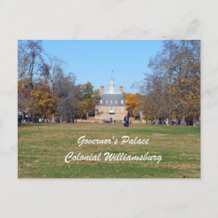 Carte Postale Palais du Gouverneur, Colonial Williamsburg