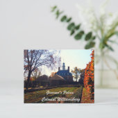 Carte Postale Palais du Gouverneur, Colonial Williamsburg (Debout devant)