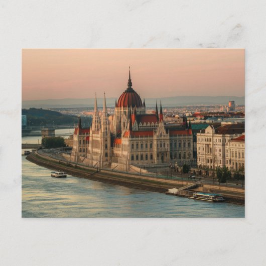 Carte Postale Palais du Parlement de Budapest Hongrie (Devant)