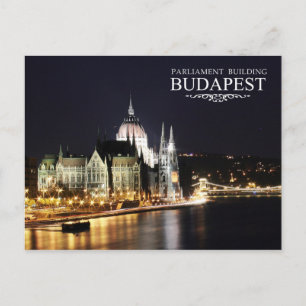 Carte Postale Palais du Parlement hongrois, Budapest