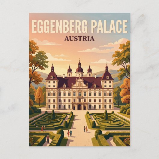 Carte Postale Palais Eggenberg Autriche (Devant)