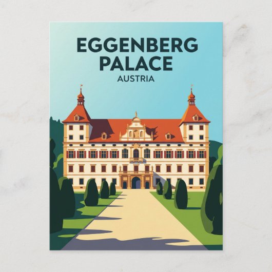 Carte Postale Palais Eggenberg Autriche (Devant)