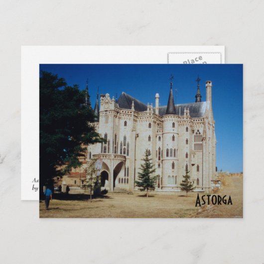 Carte Postale Palais épiscopal - Astorga (Devant / Derrière)