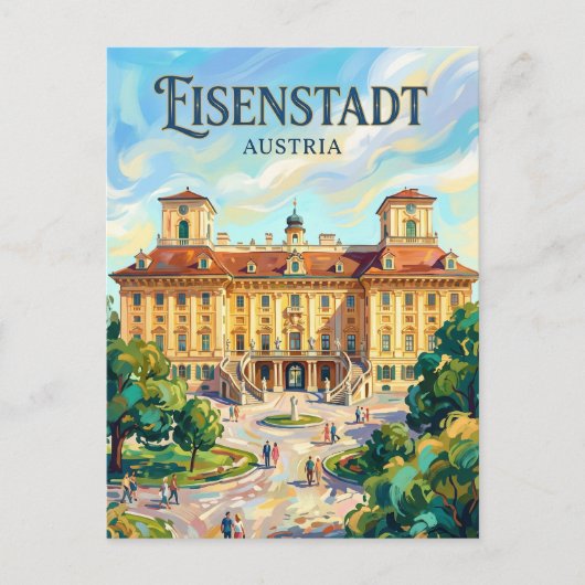 Carte Postale Palais Esterházy Autriche (Devant)