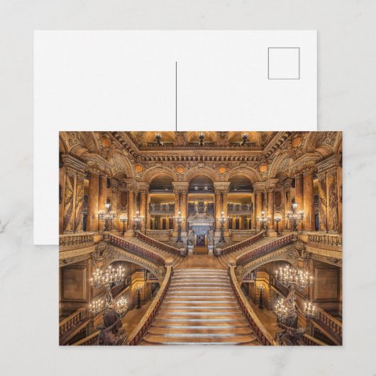 Carte Postale Palais Garnier (Devant / Derrière)