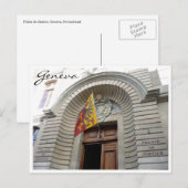 Carte Postale palais justice geneva (Devant / Derrière)