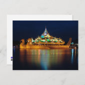 Carte Postale Palais Karaweik, Yangon, Birmanie, Myanmar (Devant / Derrière)