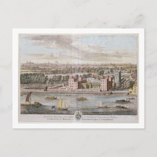 Carte Postale Palais Lambeth, siège de l'Archevêque de Canterbu (Devant)