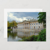 Carte Postale Palais Łazienki Varsovie Pologne (Devant / Derrière)