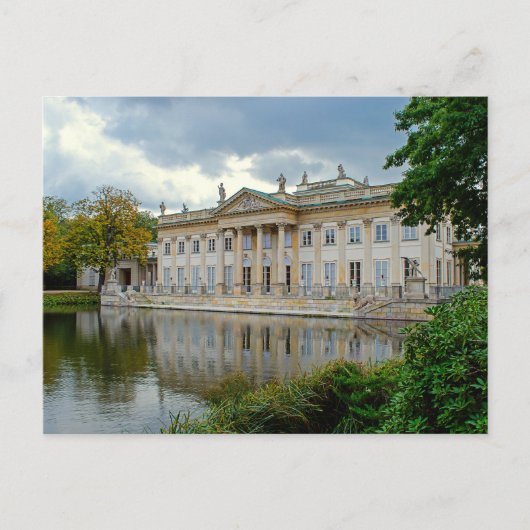 Carte Postale Palais Łazienki Varsovie Pologne (Devant)