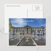 Carte Postale palais national de san salvador (Devant / Derrière)