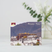 Carte Postale palais Potala à Lhasa - Tibet (Debout devant)