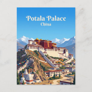 Carte Postale Palais Potala Chine