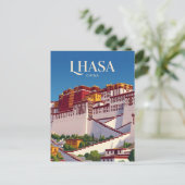 Carte Postale Palais Potala Chine (Debout devant)