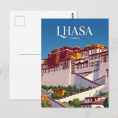 Carte Postale Palais Potala Chine (Devant / Derrière)