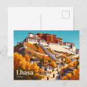 Carte Postale Palais Potala Chine (Devant / Derrière)