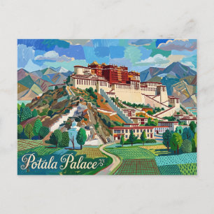 Carte Postale Palais Potala Chine