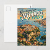 Carte Postale Palais Princier de Monaco Monaco (Devant / Derrière)
