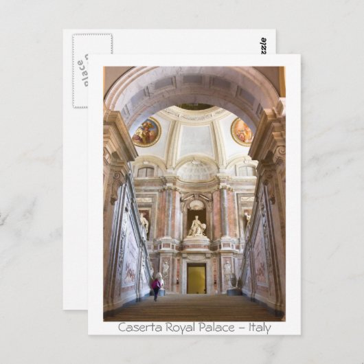 Carte Postale Palais Royal de Caserte (Devant / Derrière)