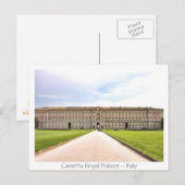 Carte Postale Palais Royal de Caserte (Devant / Derrière)