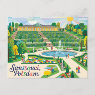 Carte Postale Palais Sanssouci Allemagne