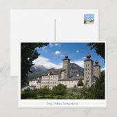 Carte Postale Palais Stockalper, Brig-Glis, Suisse (Devant / Derrière)