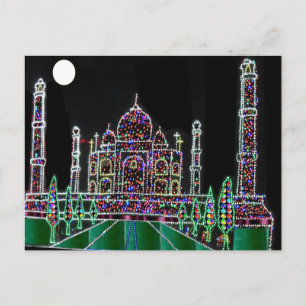 Carte Postale Palais TAJMAHAL Mémorial Mughal