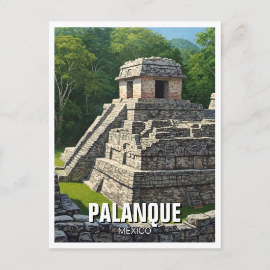 Carte Postale Palanque Mexique (Devant)