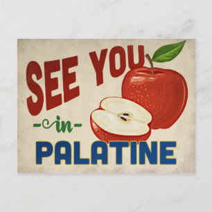 Carte Postale Palatine Illinois Pomme - Vintage voyage