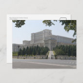 Carte Postale Palatul Parlamentului, Bucarest, Roumanie (Devant / Derrière)