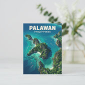 Carte Postale Palawan Philippines (Debout devant)
