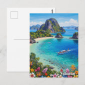 Carte Postale Palawan Philippines Travel (Devant / Derrière)