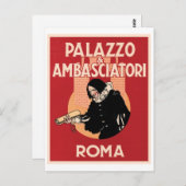 Carte Postale Palazzo & Ambasciatori Roma (Devant / Derrière)