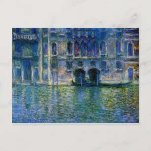 Carte Postale Palazzo da Mula à Venise par Claude Monet