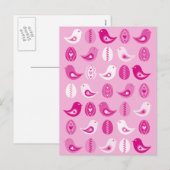 Carte postale pâle rose (Devant / Derrière)