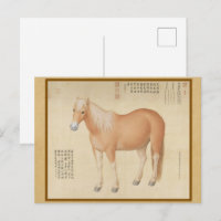 Palefroi Palomino Doré - Art Chinois Vintage