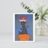 Carte postale Palenquera y rosas (Debout devant)