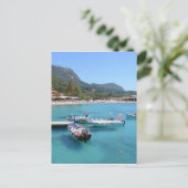 Carte Postale Paleokadispusa Beach, Corfu (Debout devant)