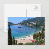 Carte Postale Paleokastritsa Grèce (Devant / Derrière)