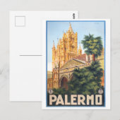 Carte Postale Palerme Italie voyage vintage (Devant / Derrière)