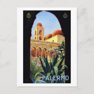 Carte Postale Palerme vintage Sicilia