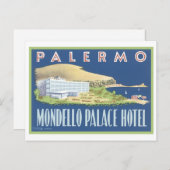 Carte Postale Palermo Mondello Palace Hotel (Devant / Derrière)
