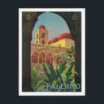 Carte Postale Palermo Sicilia Italie Poster Vintage voyage Art<br><div class="desc">Palermo Sicilia Italie Poster Vintage voyage Art Vintage affiche de voyage de l'âge d'or de Voyage ...  glamour,  aventure,  inspiration artistique de destinations pittoresques à travers le monde. Cadeaux</div>
