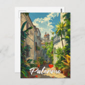 Carte Postale Palermo Vintage  (Devant / Derrière)