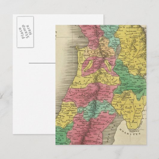 Carte Postale Palestine (Devant / Derrière)