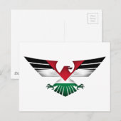 CARTE POSTALE PALESTINE LIBRE - AILES DE LIBERTÉ (Devant / Derrière)